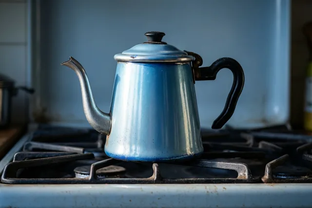 Rustig wakker met retroblauw