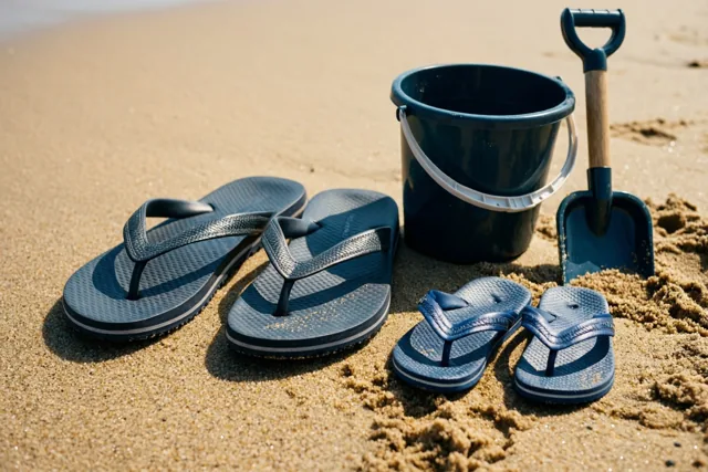 Papa, mee naar het zand