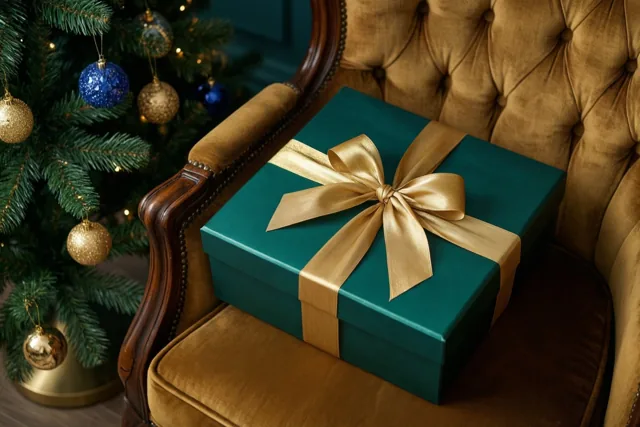 Kerst verpakt in diepe kleuren