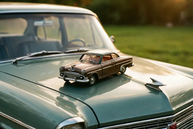 Twee oldtimers voor lieve papa