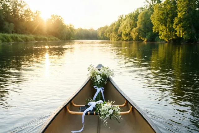 Liefde drijft op gouden water