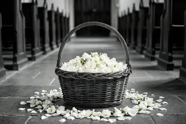 Witte bloemen voor jou
