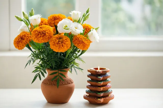 Een boeket voor Diwali