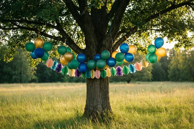 Zelfs de boom is jarig