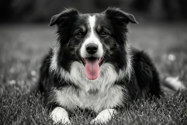 Deze collie denkt aan jou