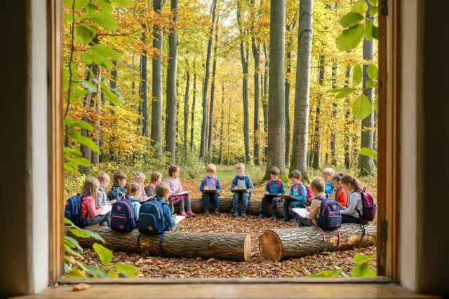Het bos als klaslokaal