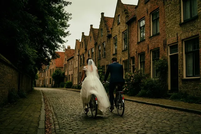 Zij aan zij over kasseien