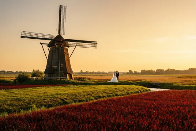 Trouwen bij de molen
