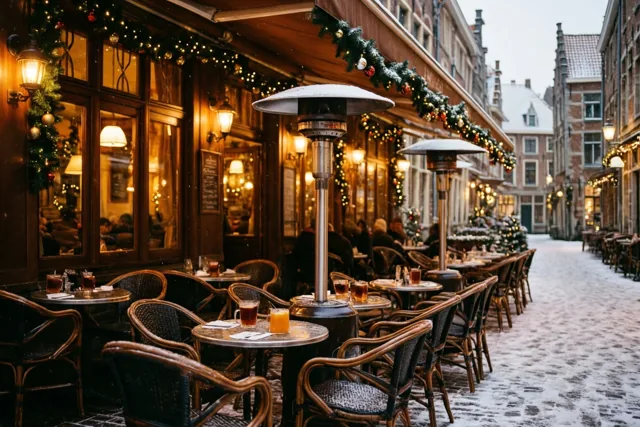 Kerst bij het bruine café
