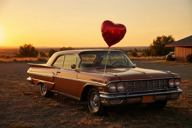 Verliefd naast de oldtimer