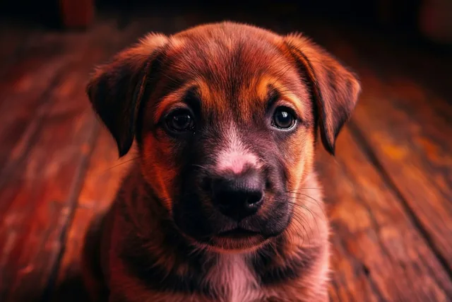 Een puppy vol berouw