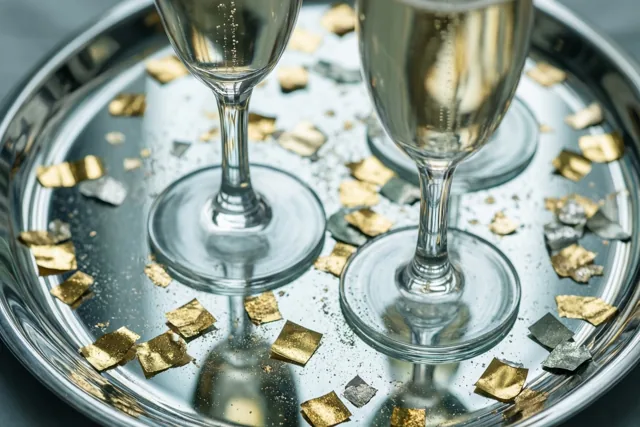 Goud en zilver voor nieuwjaar