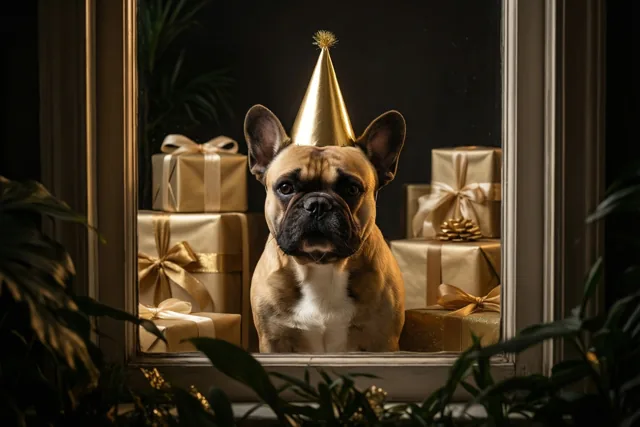 Gouden feest voor een hondenvriend