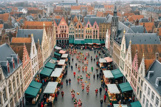 Heel de markt viert mee