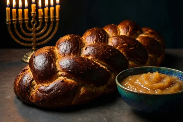 Chanoeka met brood en warmte
