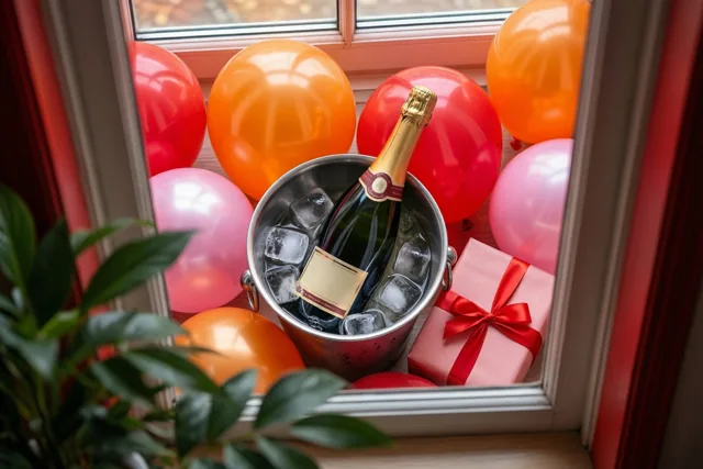Een verjaardag met champagneglans
