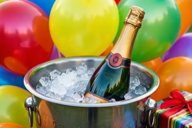 Kleur en bubbels op je verjaardag