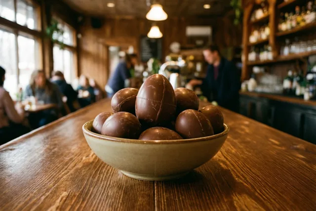 Zalig Pasen op café