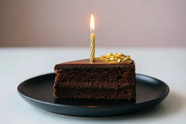 Een gouden hap op je verjaardag