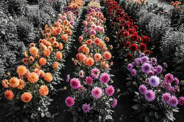 Deze dahlia's kleuren voor jou