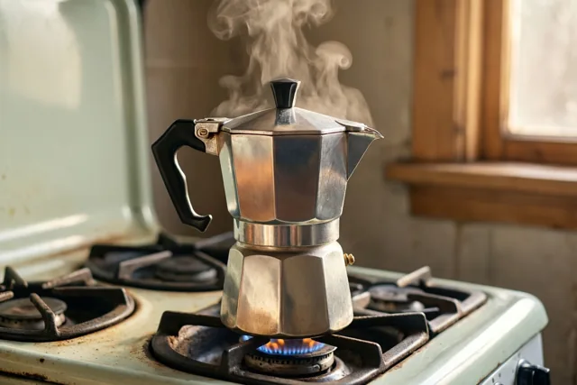 Goeiemorgen met koffie van vroeger