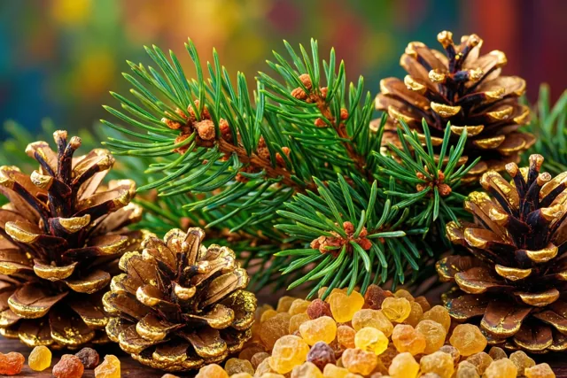 Wintergroen met een gouden toets