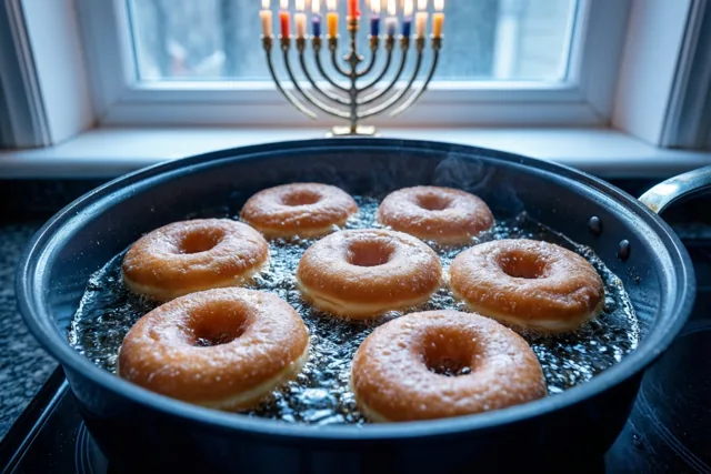 Chanoeka bruist in de keuken