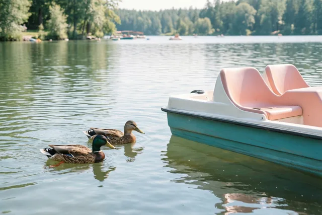 Eenden kennen geen vakantiehaast