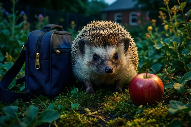 Een stekelig vriendje zegt dankjewel