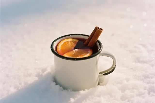 Winterzon en glühwein