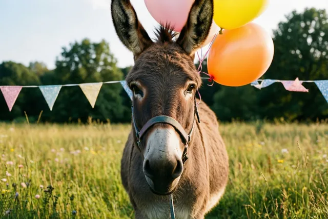 Een zonnig ezelsfeest