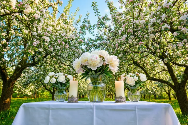 Feest onder de appelbloesems