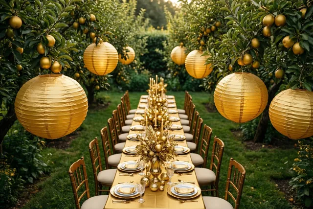 Feest onder de fruitbomen