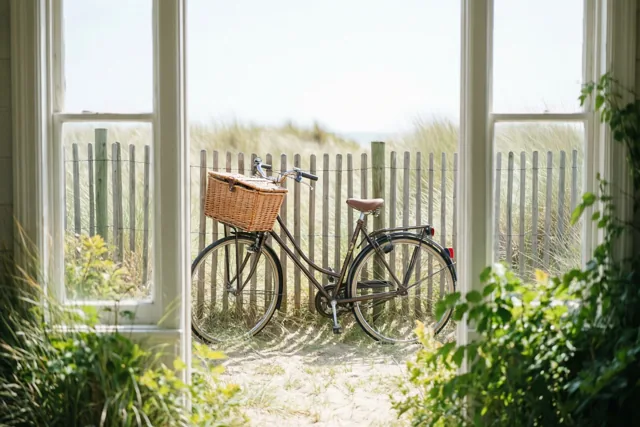 De fiets staat klaar
