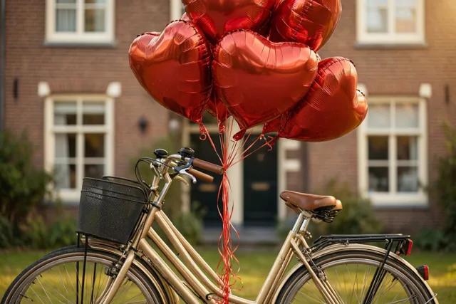 Mijn fiets brengt je liefde