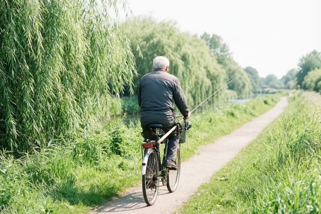 Je pensioen tegemoet fietsen