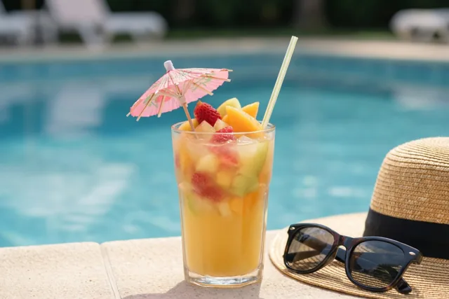 Vakantie met een rietje
