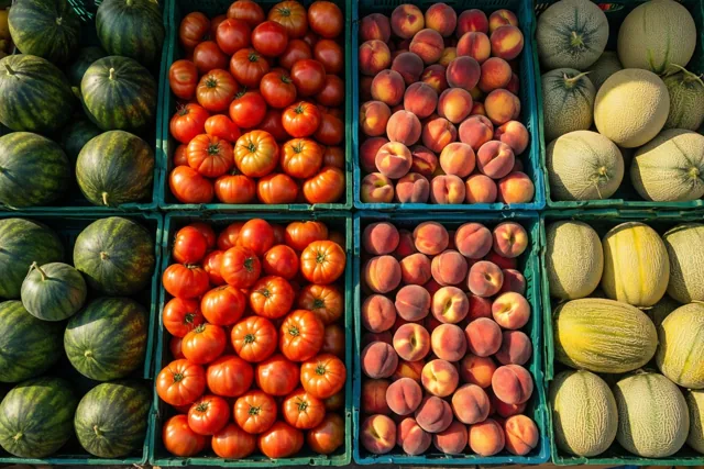 Kratten vol zomerkleur