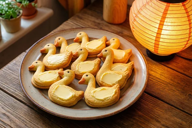 Ganzenkoekjes om te delen