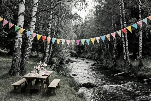 Kleur voor je buitenfeest