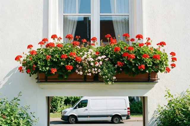 Welkom onder de geraniums