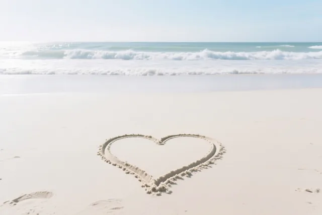 Voor jou in het zand