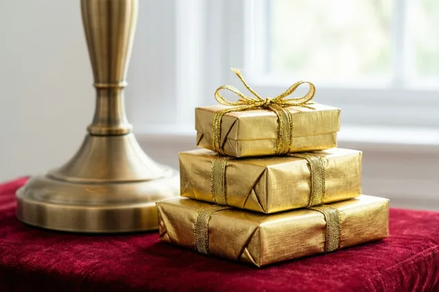 Diwali in goud en fluweel