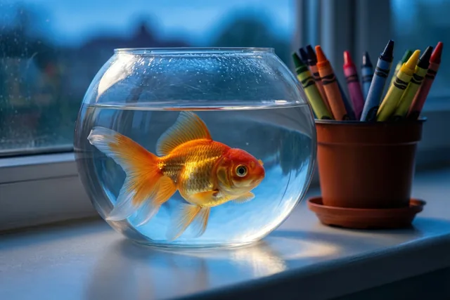Een goudvis voor de juf