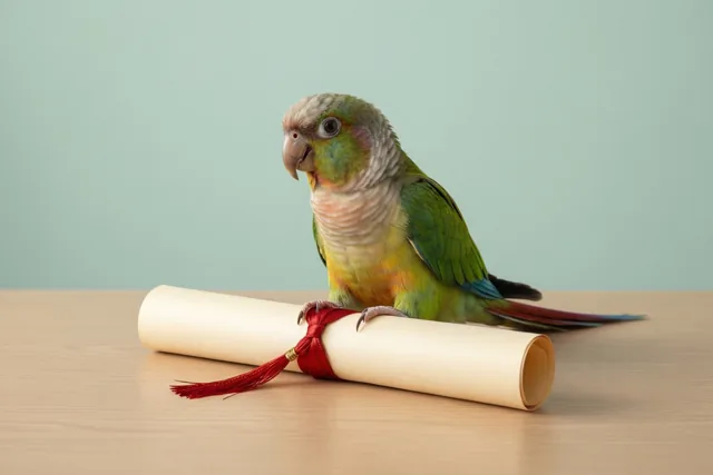 Een gevederde bolleboos