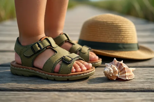 Kleine sandalen grote zomer