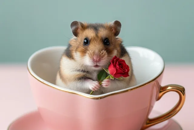 Een hamster vol liefde