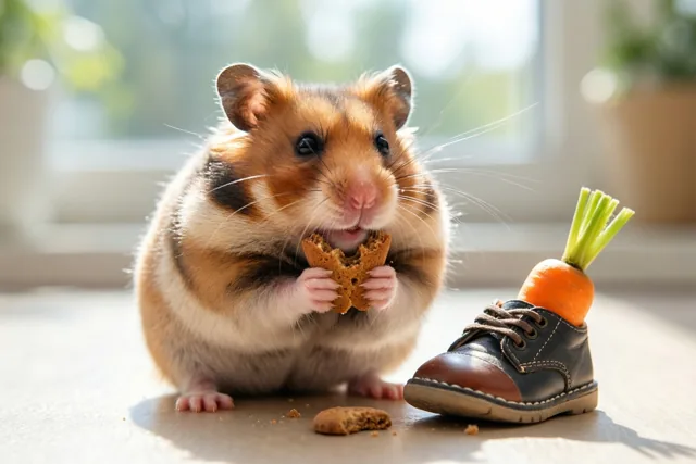 Ook de hamster krijgt Sinterklaas