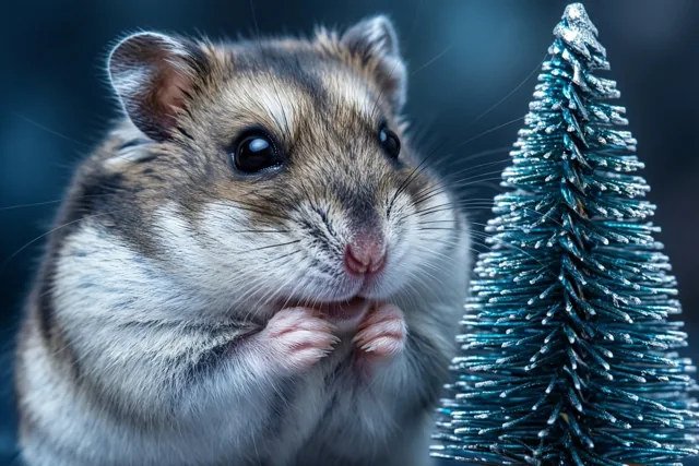 Bolle wangen voor kerst