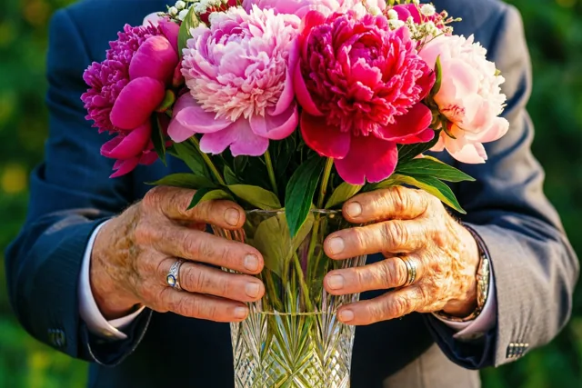 Pioenrozen voor zoveel jaren liefde